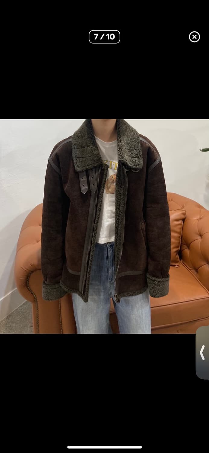 B3 무스탕 재킷 상품이미지5