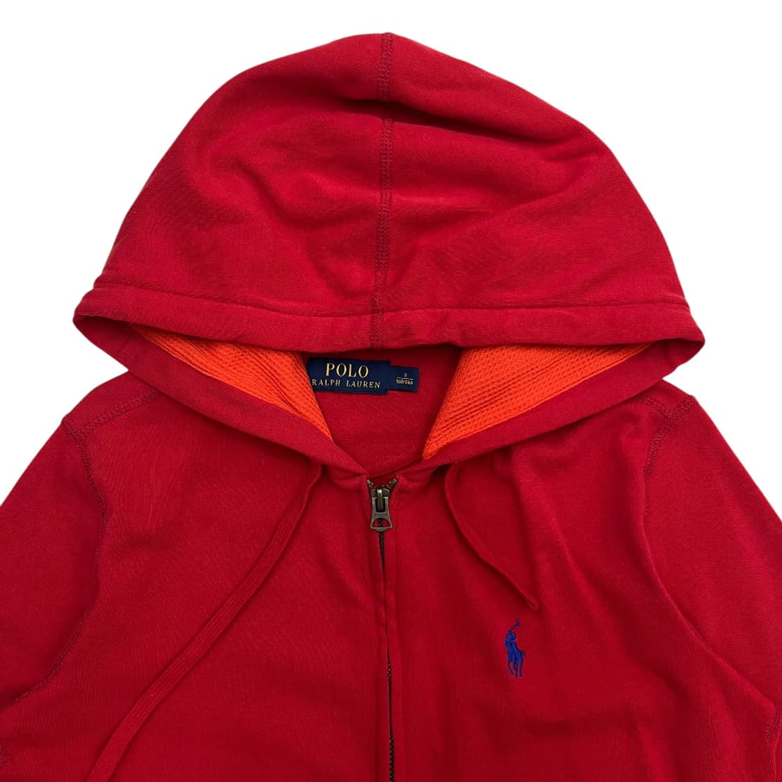폴로 랄프로렌 블루포니 레드 후드집업 S 상품이미지4