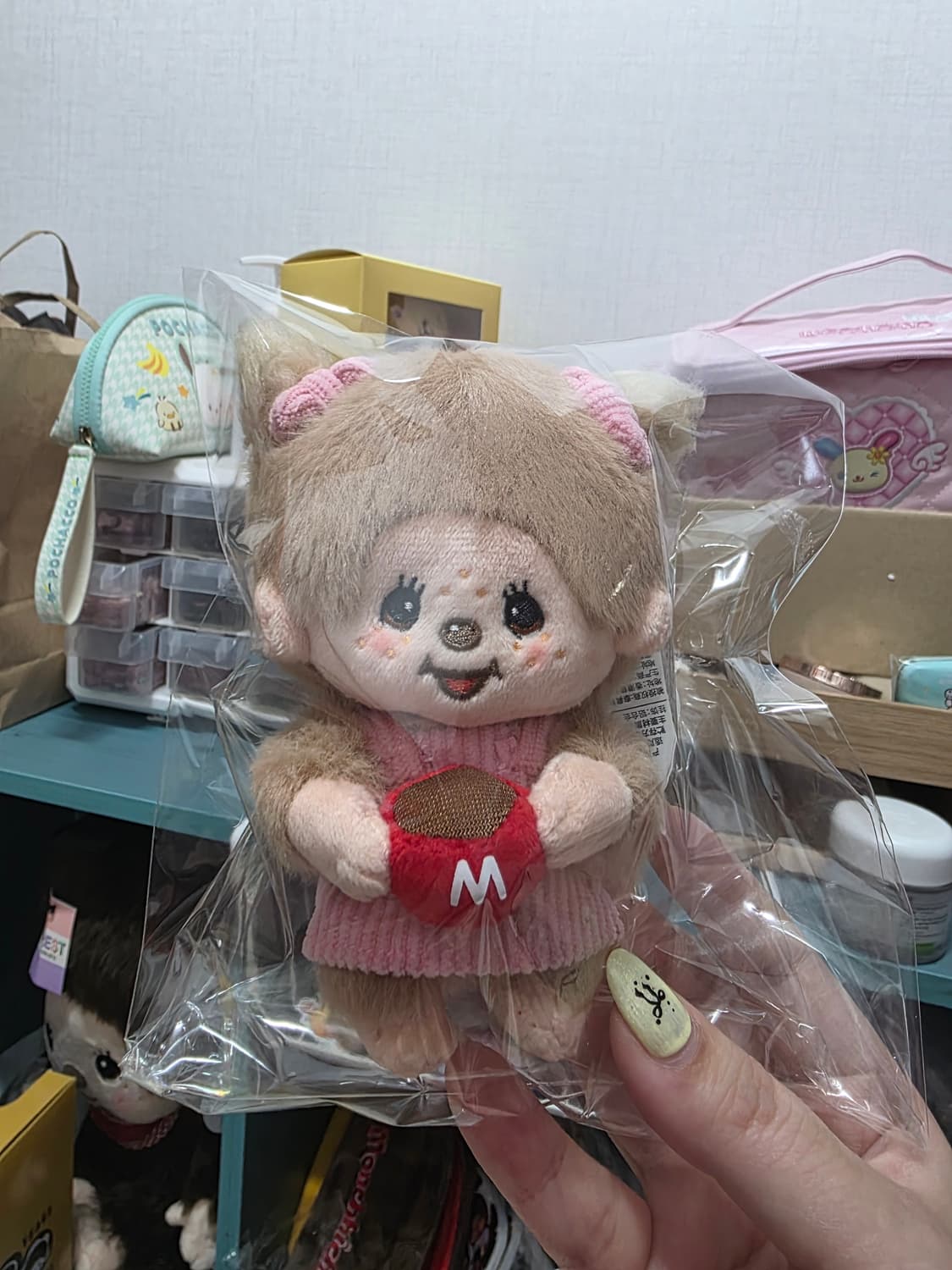 미니소 봉제 몬치치 키링 상품이미지1
