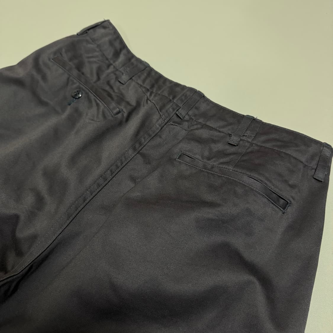 BAL 블랙컬러 5P 버튼 플라이 와이드 루즈 치노 팬츠 상품이미지4