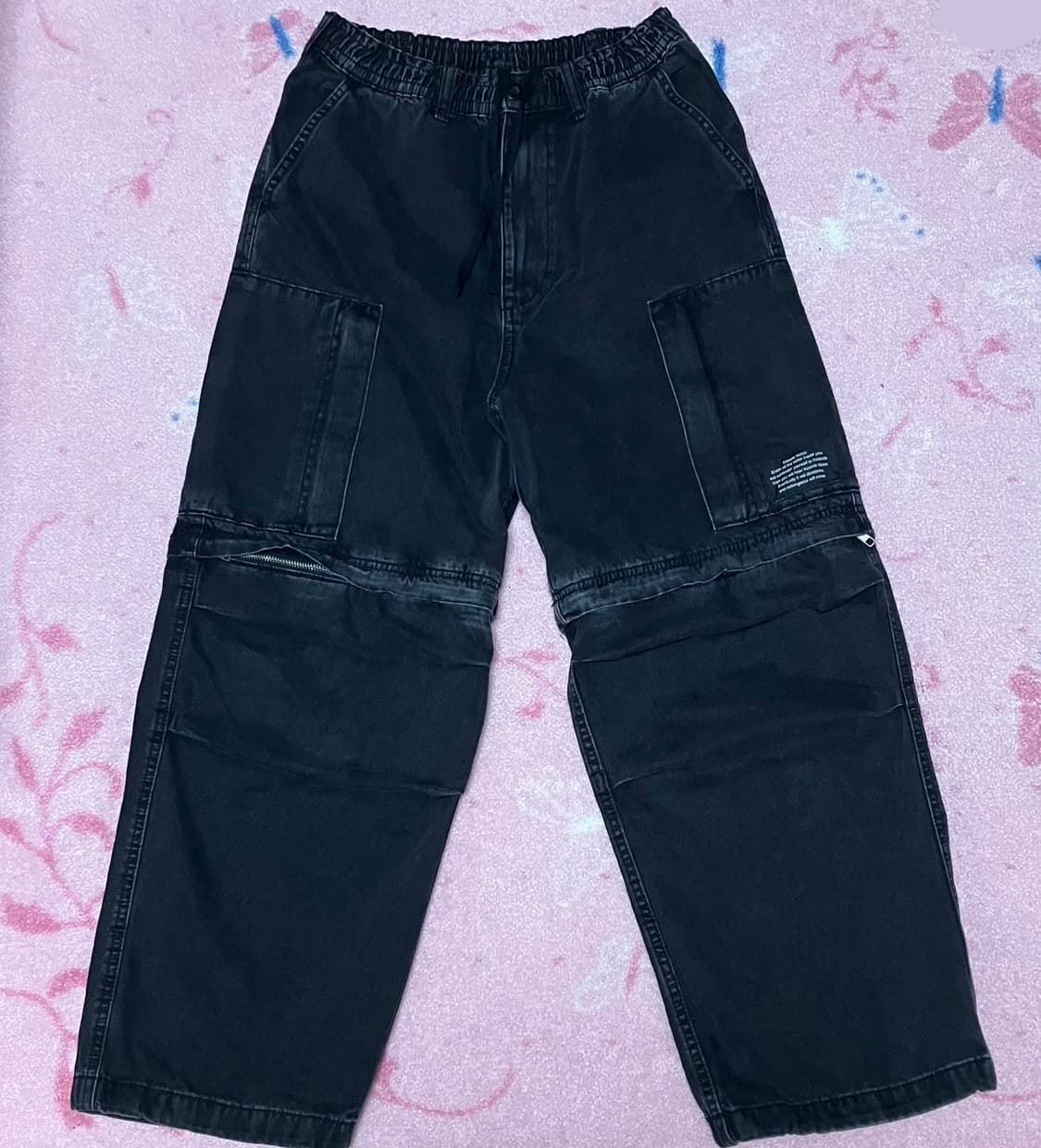 Denim convertible cargo pants 상품이미지1