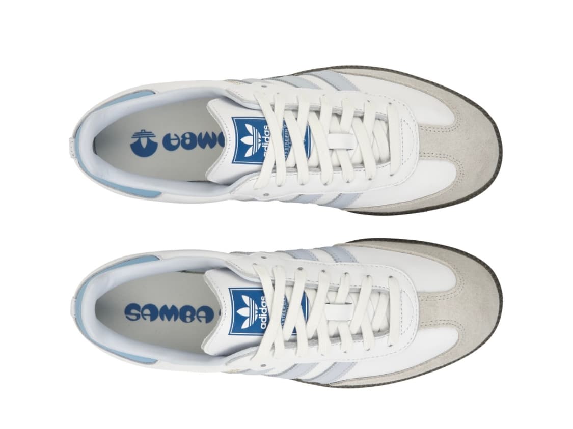 아디다스 삼바 OG 코어 화이트 헤일로블루 230 상품이미지3
