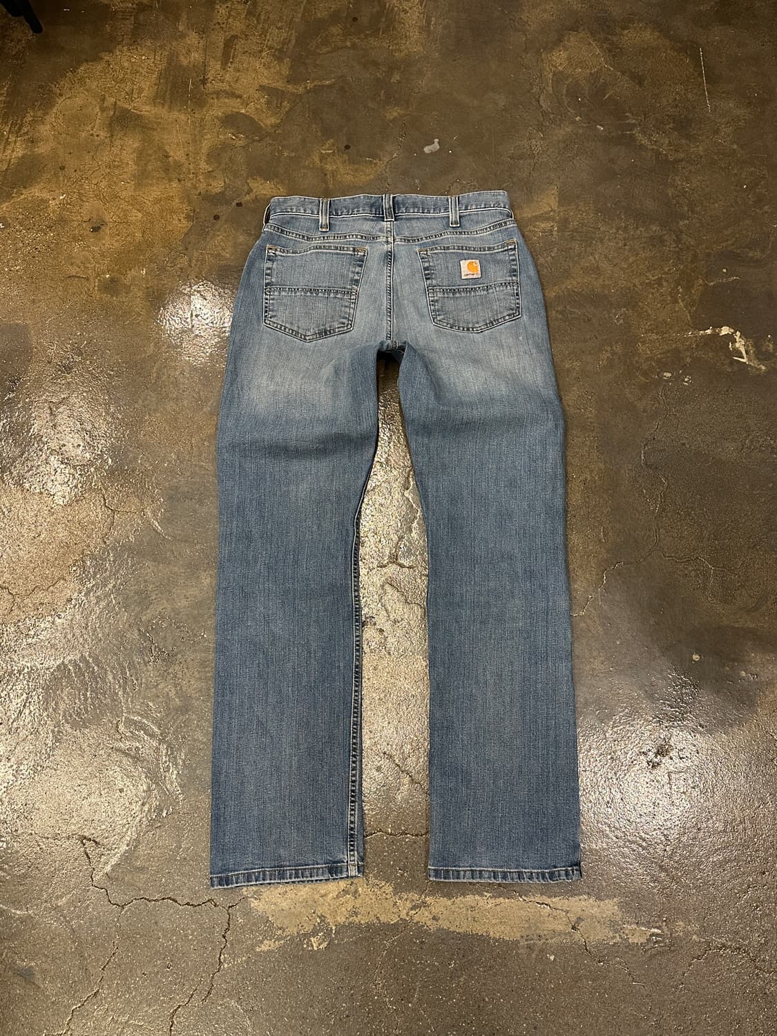 칼하트 러그드 플렉스 릴렉스드 핏 데님 팬츠 32x32 상품이미지2