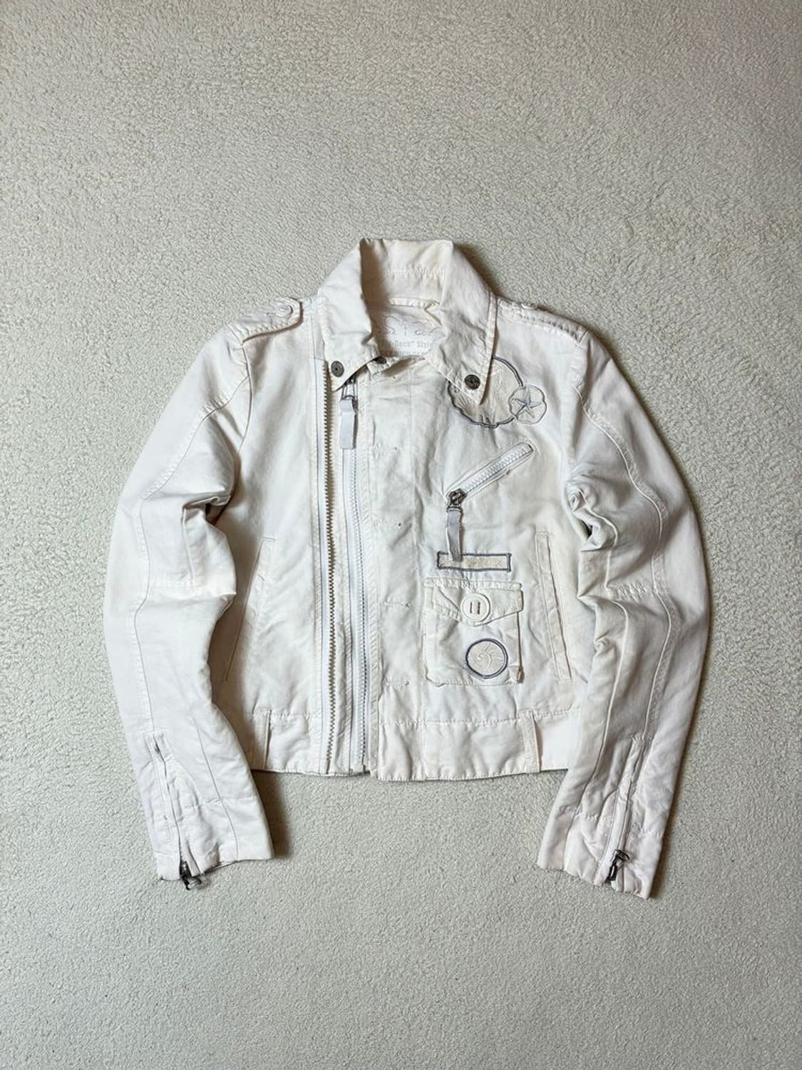 디젤 00's Y2K 유틸리티 크롭 라이더 자켓 PN7557 상품이미지1