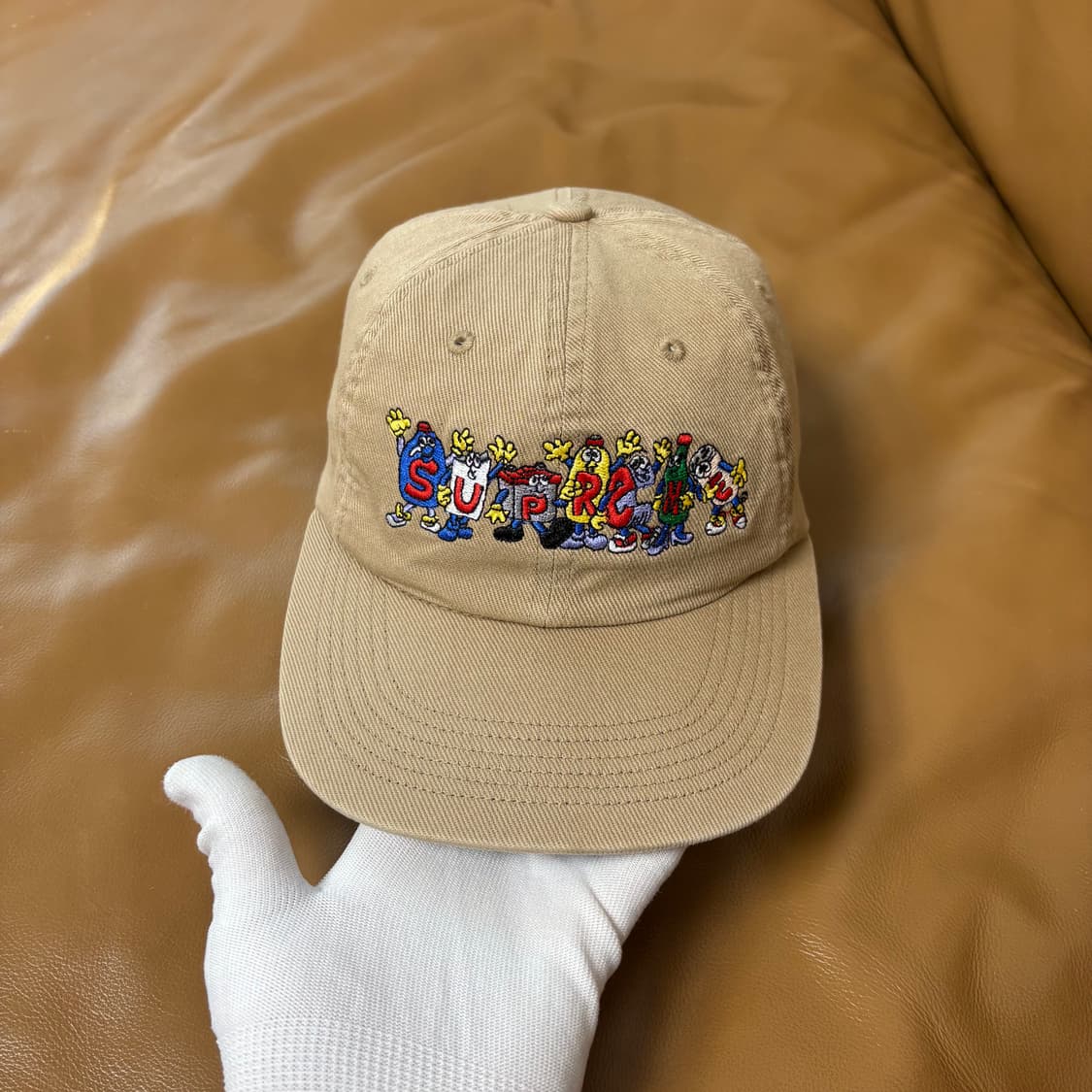 슈프림 6패널 볼캡 모자 비틀즈 프렌즈 탄 상품이미지2