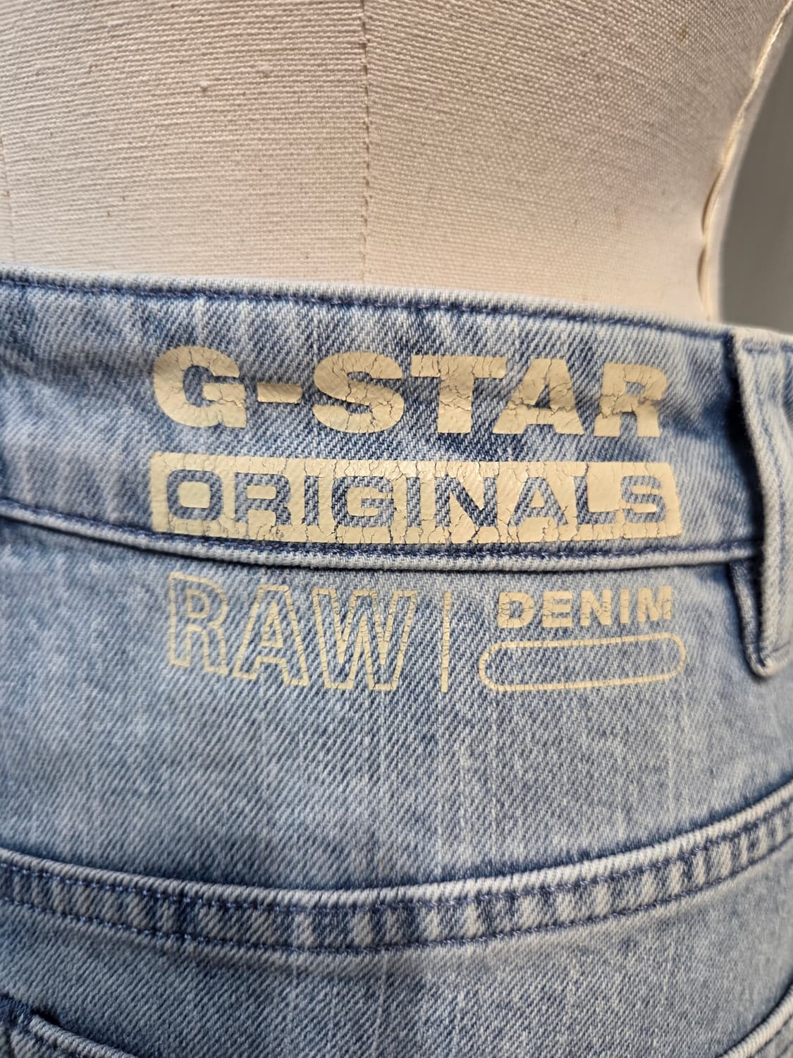 G-STAR 청량 워싱 데님 롱 스커트(24/디피용) 상품이미지5