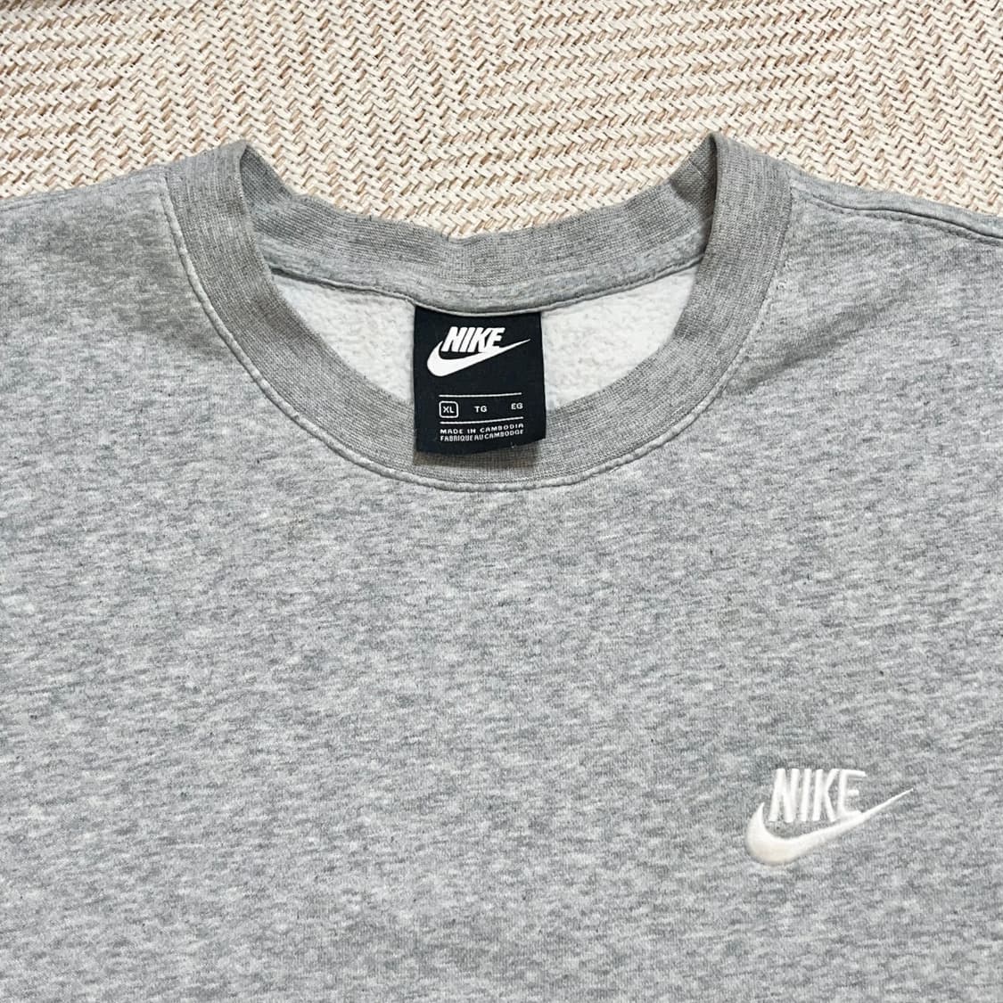 [정품] 나이키 그레이 푸츄라 맨투맨 [ XL ] 상품이미지3