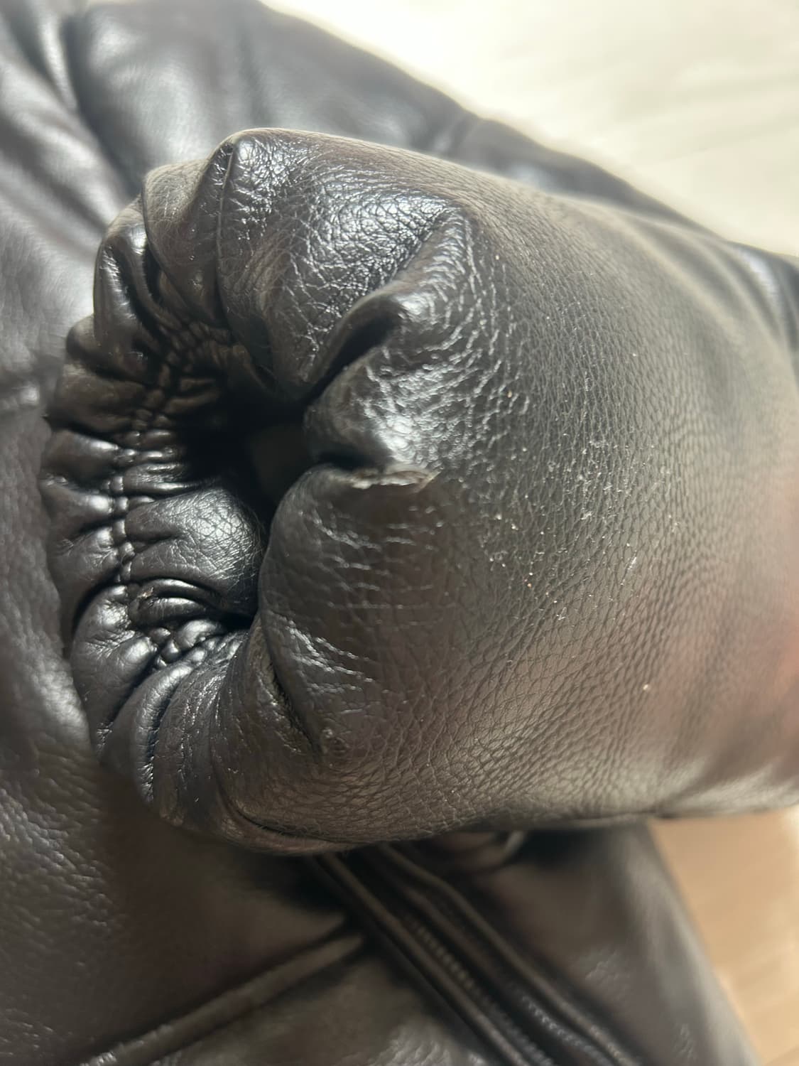 오도어 레더 패딩 상품이미지5