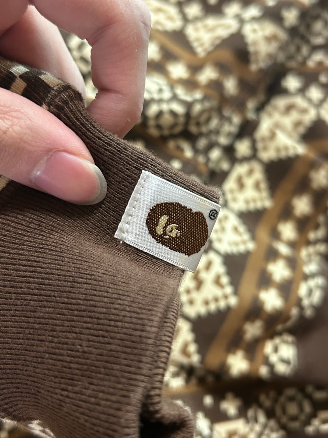 희귀)00s 베이프 다이아몬드 후드집업 M 상품이미지3