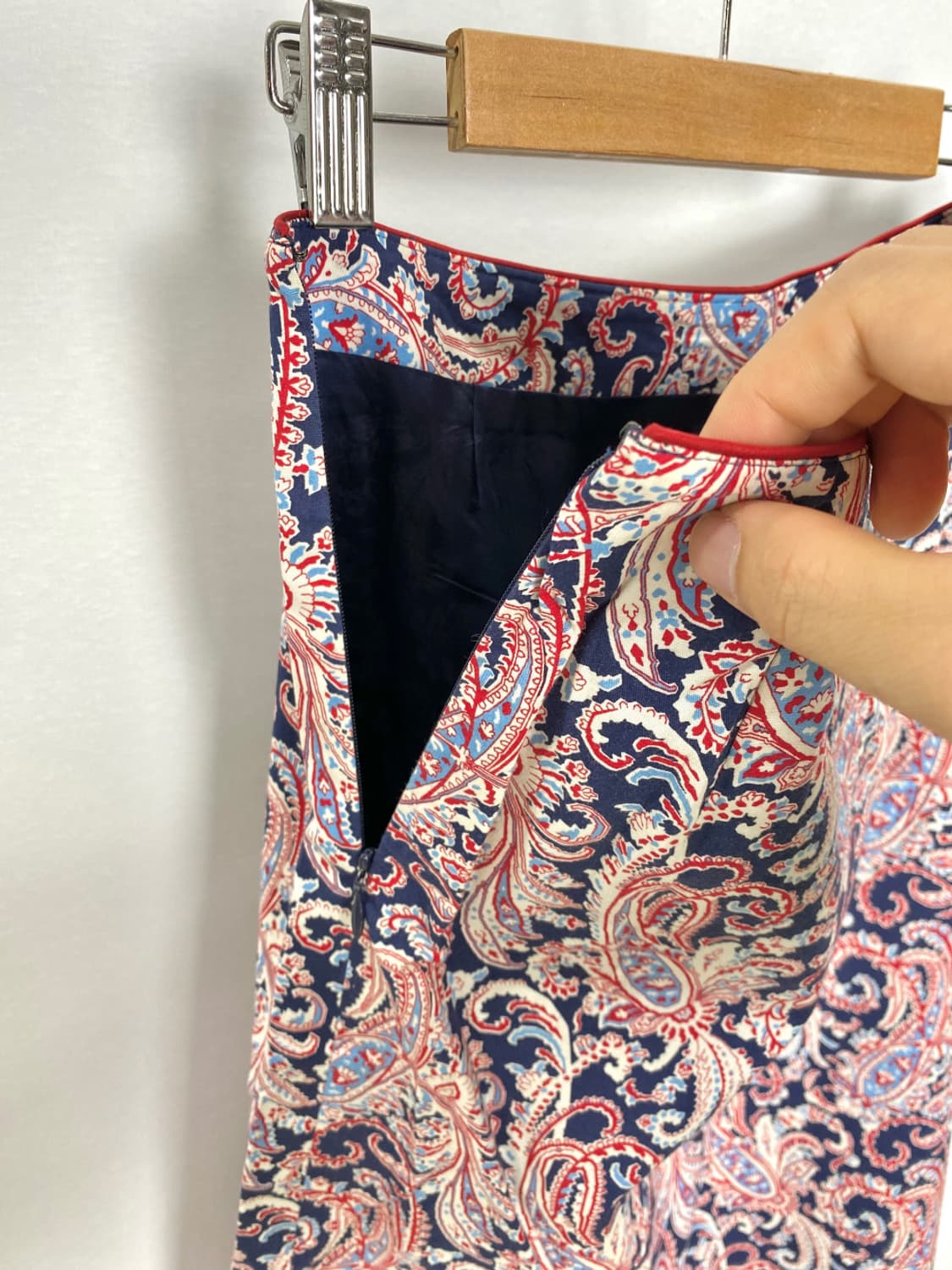 PAUL STUART paisley skirt 폴 스튜어트 페이즐리 치마 상품이미지6