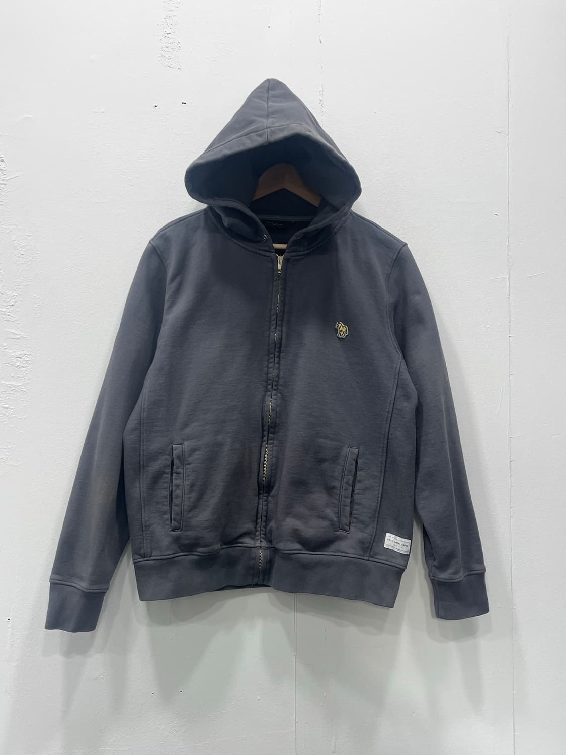 폴스미스 그레이 자수로고 후드집업 M 상품이미지2