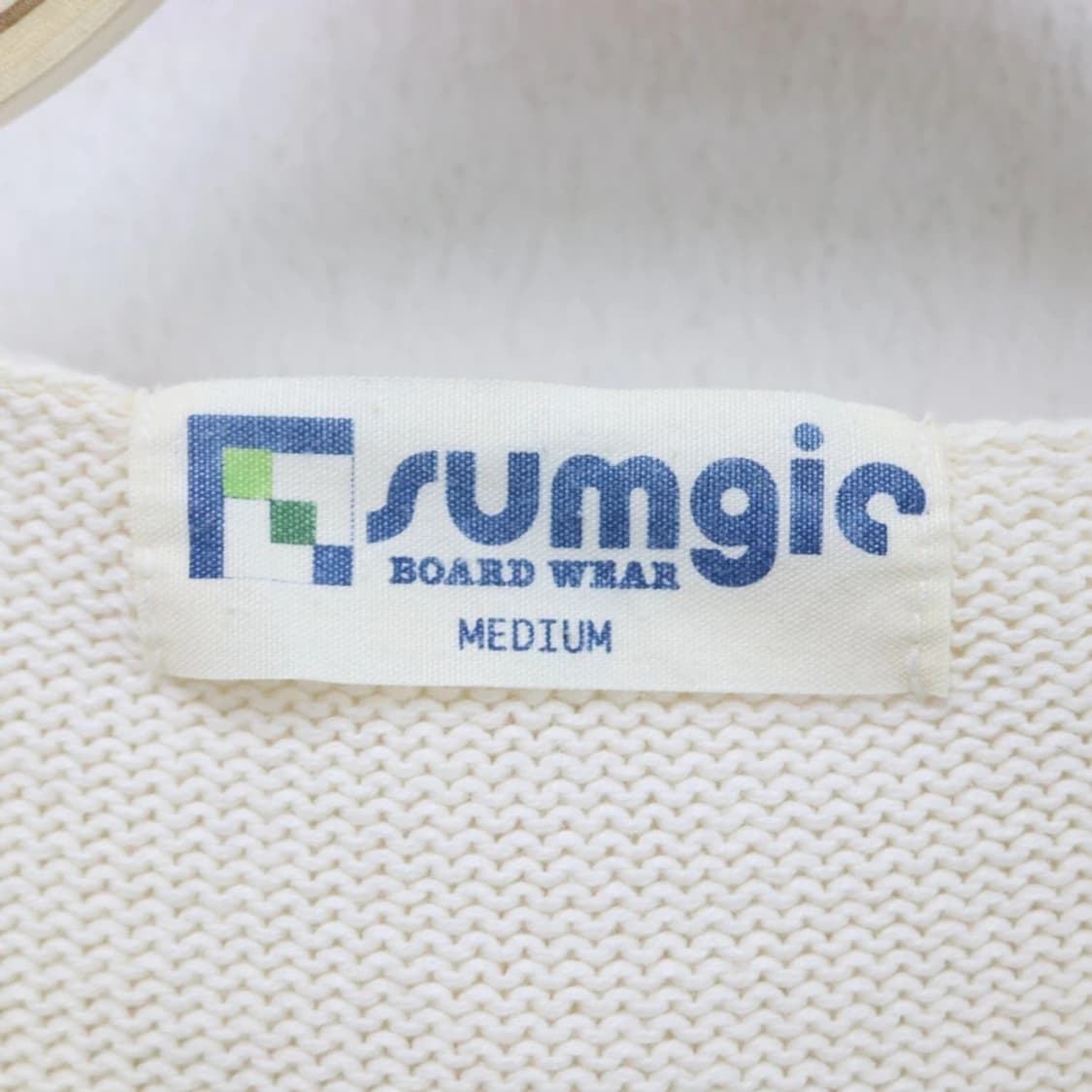 SUMGIO 아이보리 니트후드 집업 상품이미지9