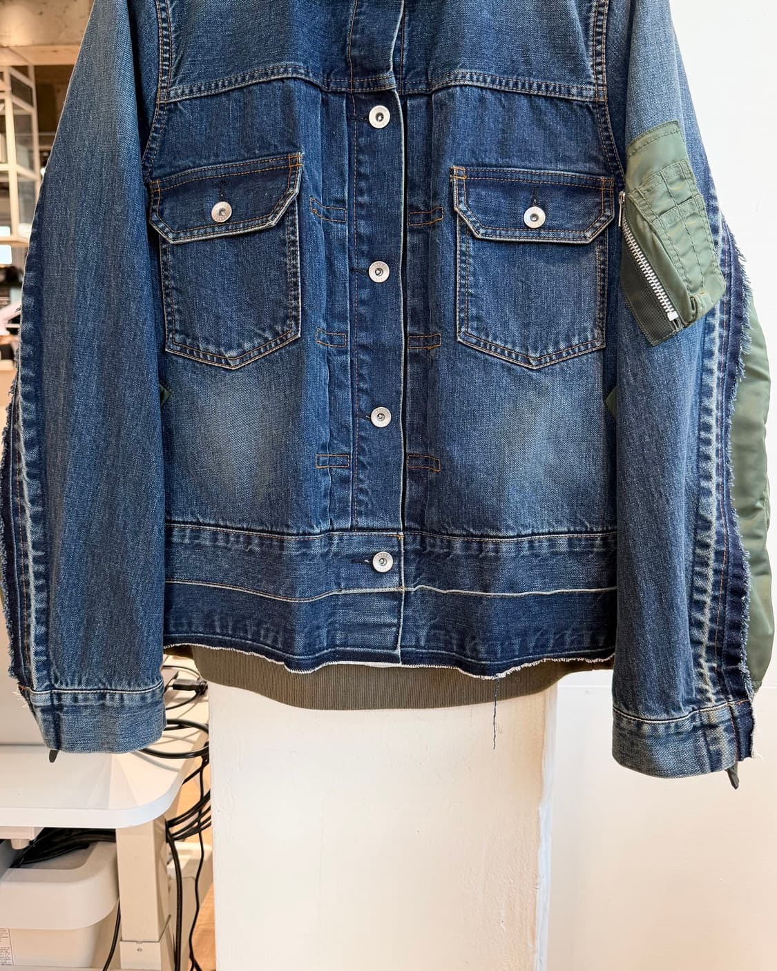 사카이 데님 나일론 트윌 자켓  상품이미지6