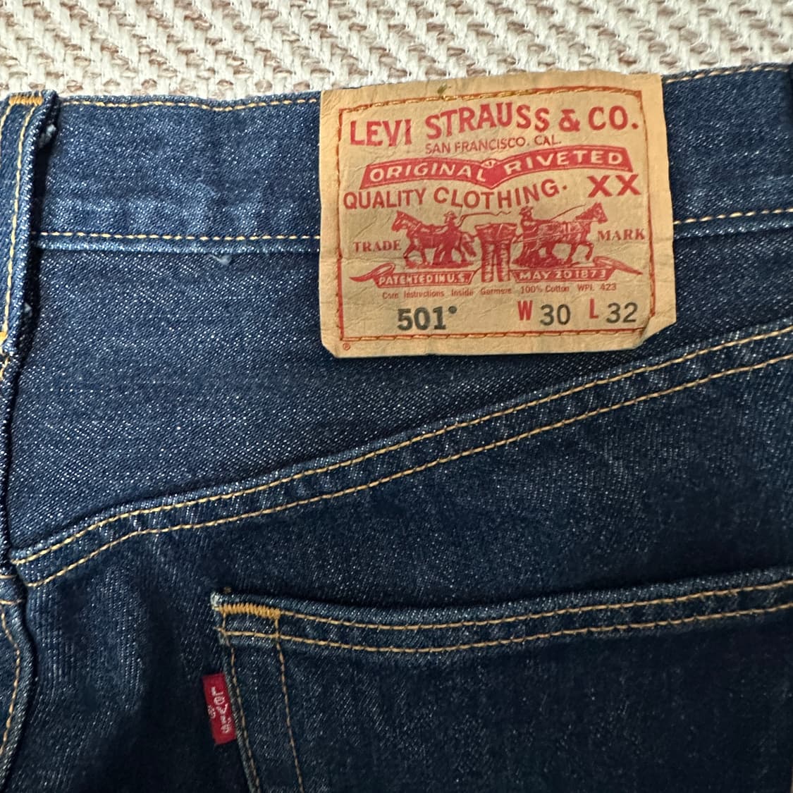 LEVI'S 501 00's mexico made jeans 상품이미지3