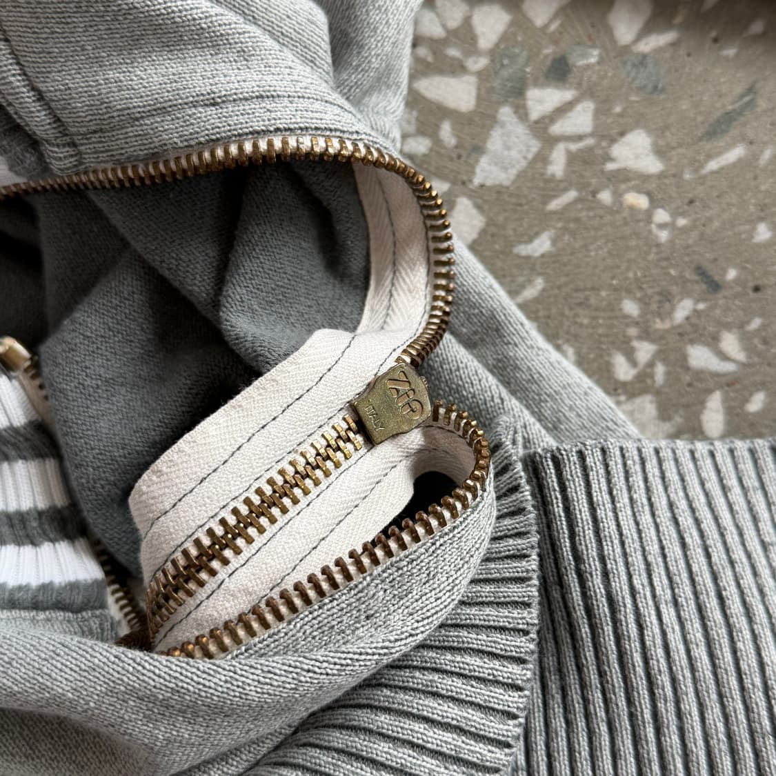 00s 스톤아일랜드 데님즈 니트 집업 상품이미지8