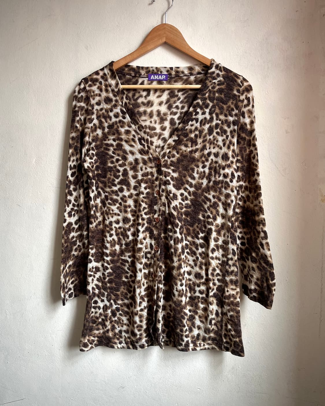 ANAP Japan Leopard Knit Cardigan  상품이미지3