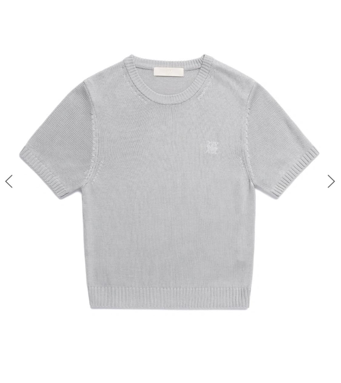 [새상품] 27y 아이보리 반팔 니트 상품이미지1