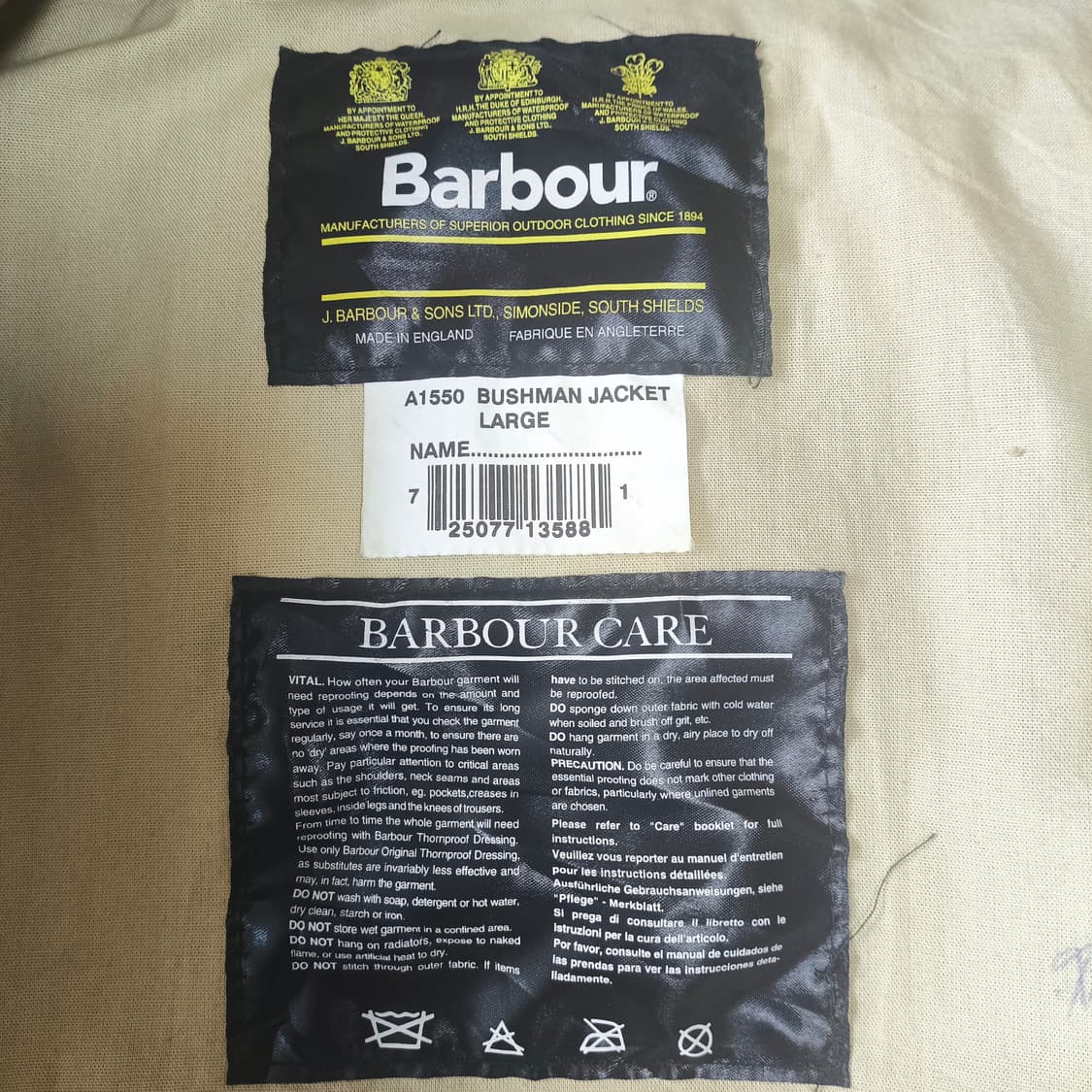 Barbour Bushman 바버 부시맨 자켓 상품이미지6