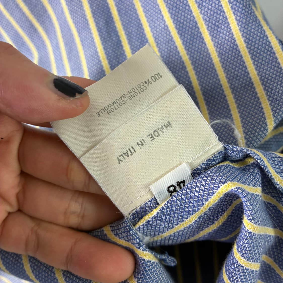 Versace  베르사체 메두사 자수 은장 스트라이프 셔츠  상품이미지6