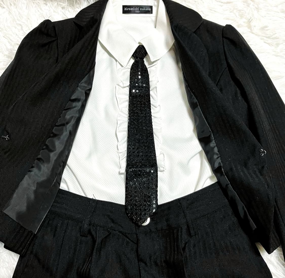 빈티지 자켓 블라우스 팬츠코디세트 달천 대장 y2k긱시크 로리타 핀터깔 상품이미지4