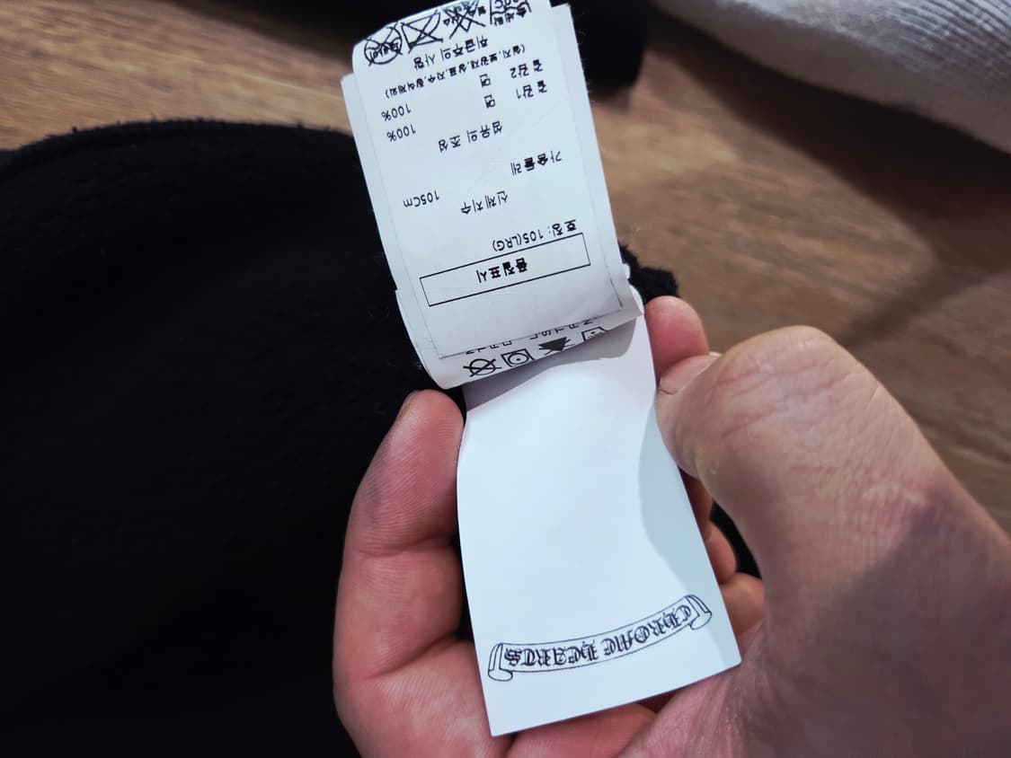 크롬하츠 자수 하프집업(백화점제품) 상품이미지10