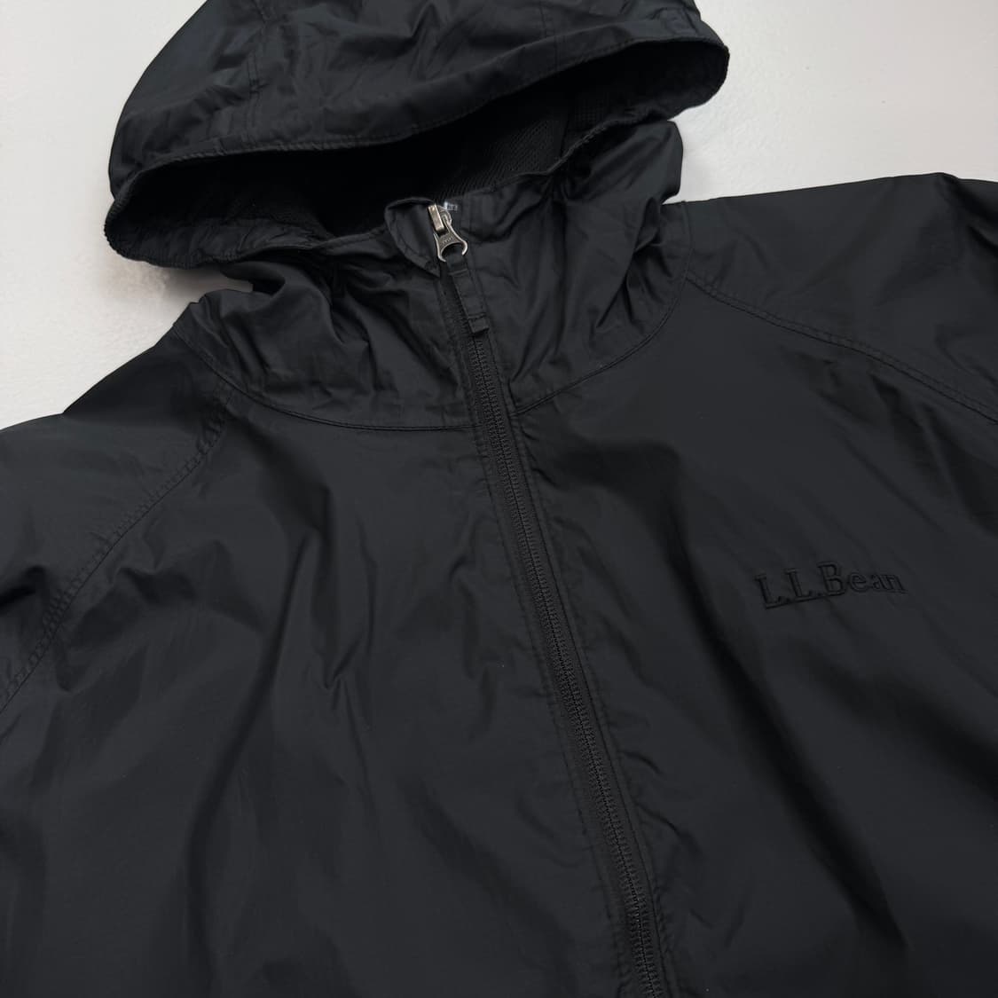 엘엘빈 풀오버 나일론 바람막이 자켓 블랙 상품이미지3