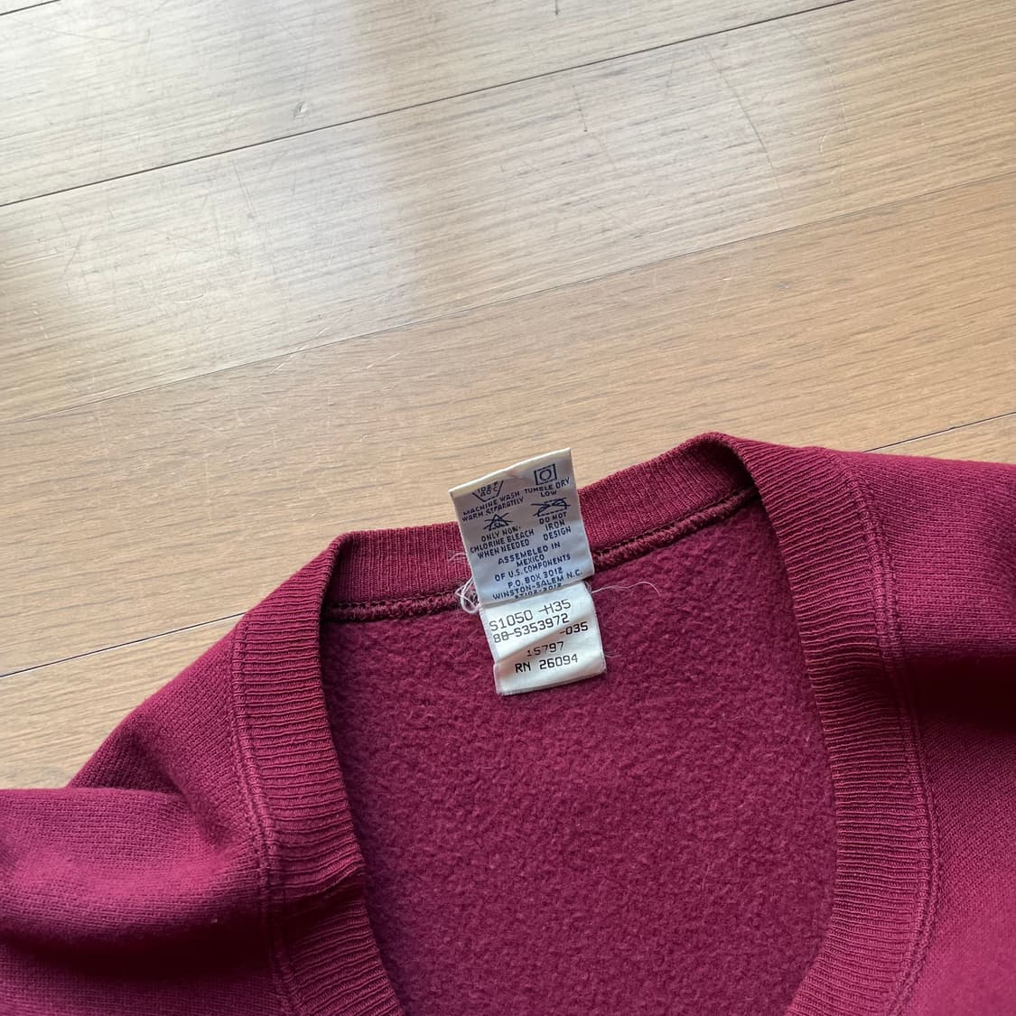 90년대 챔피온 리버스위브 플레인 스웻셔츠 상품이미지4