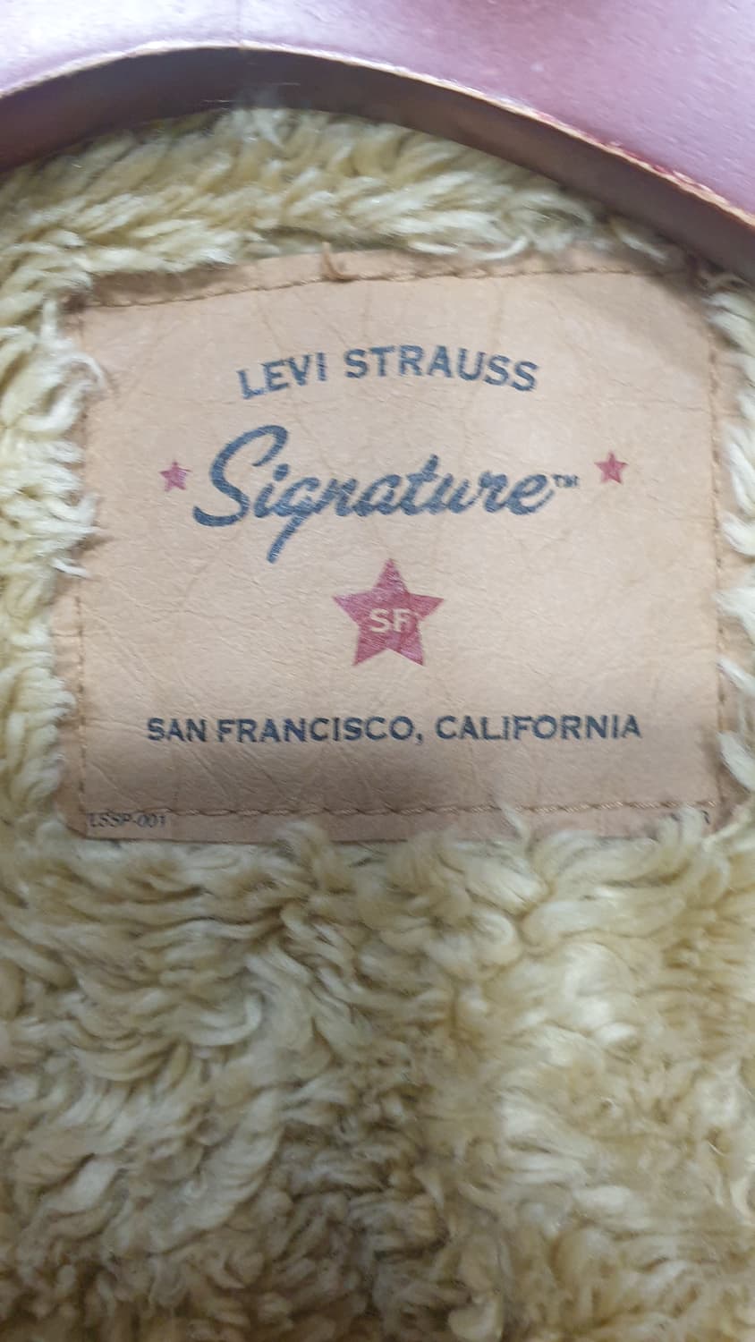 리바이스 시그니처 양털 데님 자켓 95 상품이미지6