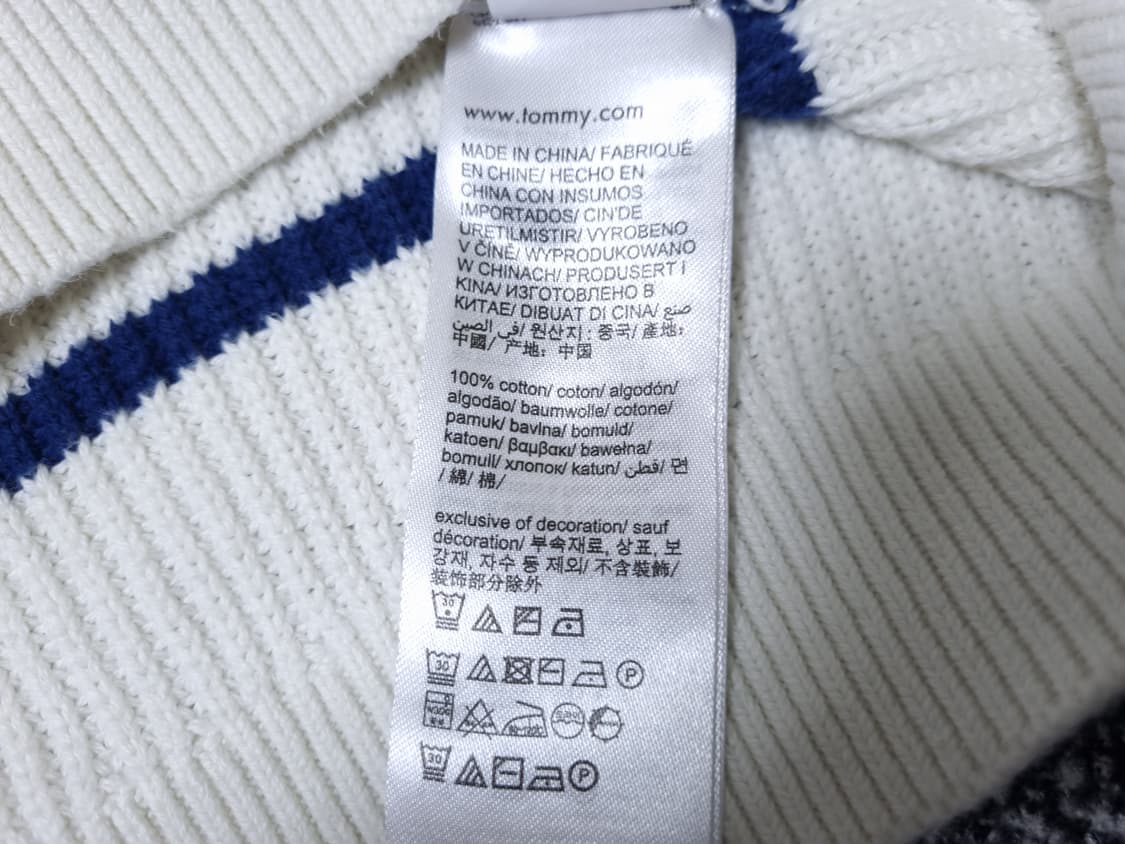 [무료배송][130]타미힐피거 키즈 반집업 하이넥 니트 상품이미지8