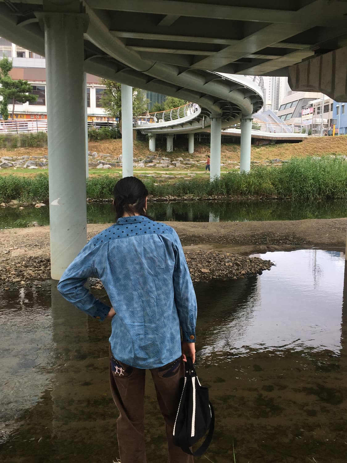 꼼데가르송 옴므 플러스 리버서블 도트셔츠 상품이미지1