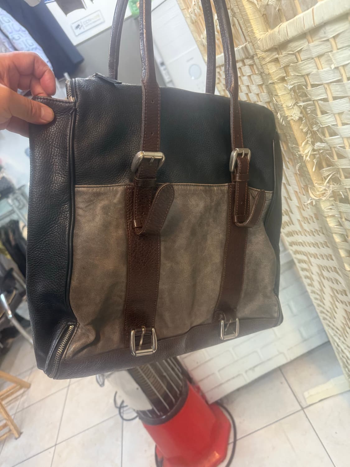 정품 우영미 지퍼 레더 변신 숄더백 팝니다 상품이미지4