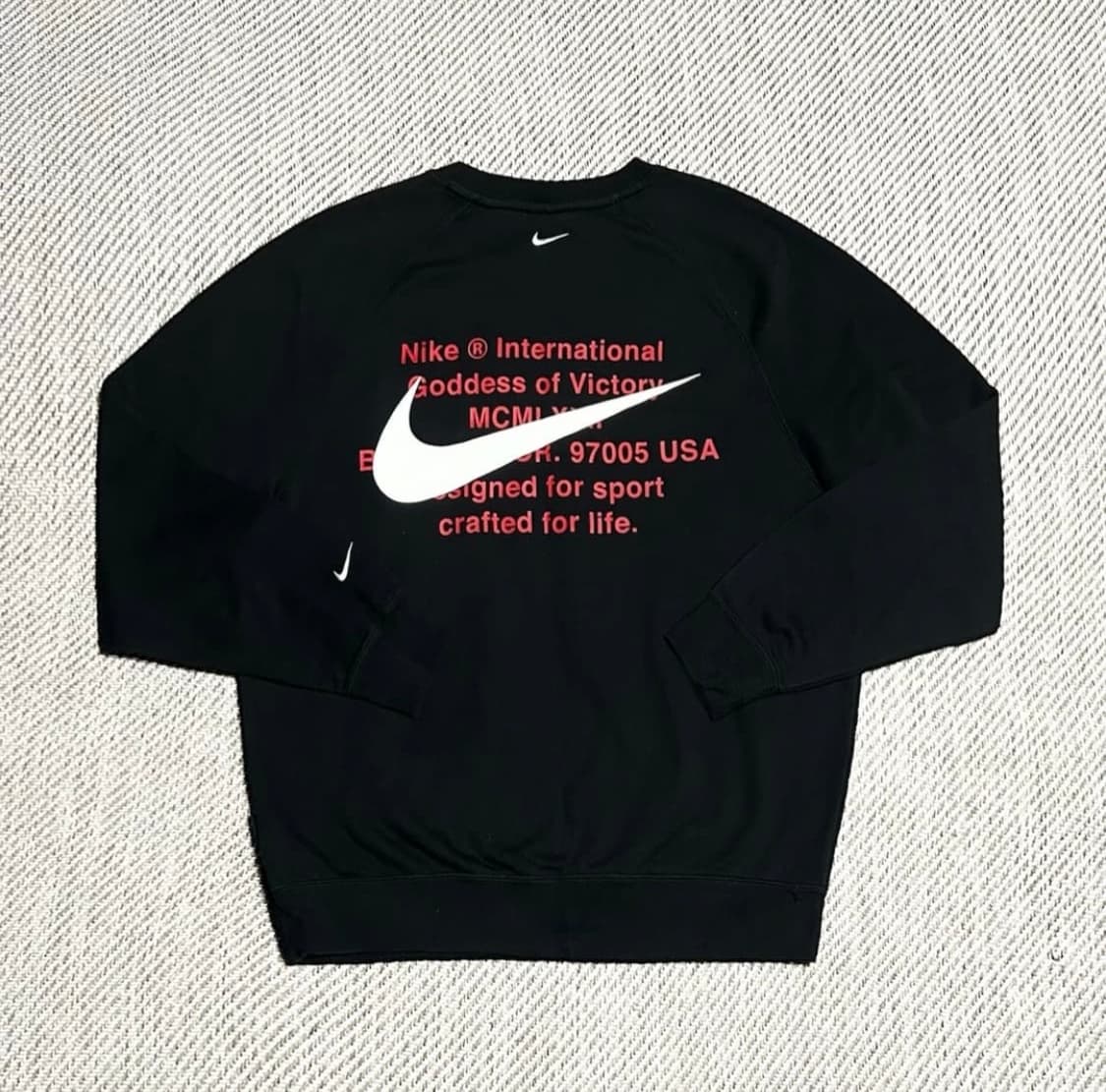 [L] Nike 나이키 더블스우시 라운드 맨투맨 상품이미지2