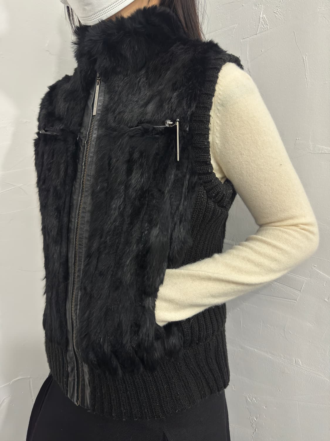 adolfo dominguez fut detail vest zipup 상품이미지4
