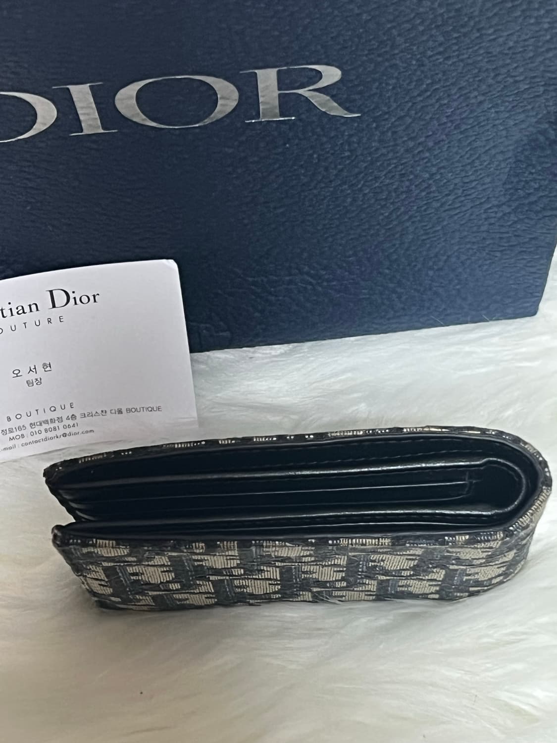 [신형] 디올 오블리크 반지갑 상품이미지4