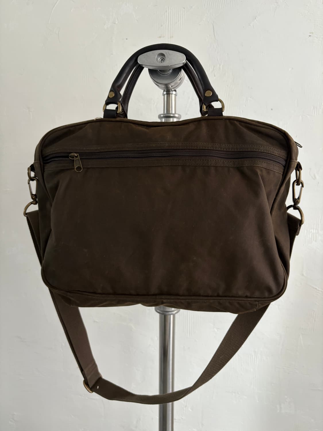 Barbour 바버 왁스드 레더 브리프케이스 상품이미지3