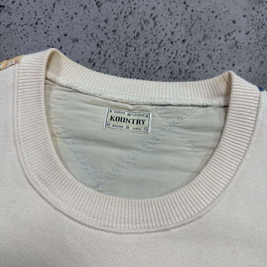 ✨ (바배) 캐피탈 투톤 아메리칸 퀄트 빅 스웻 맨투맨  상품이미지7