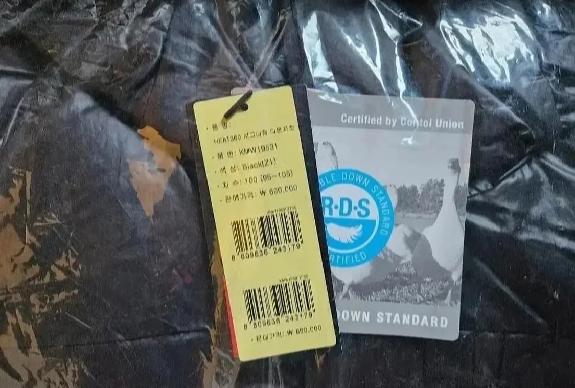 (새제품)K2 남성패딩 발열 시그니처 구스다운 HEAT360(블랙100) 상품이미지7