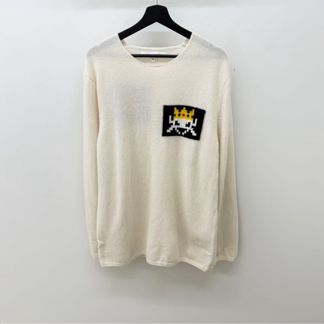 꼼데가르송 셔츠라인 x 인베이더 그래픽 니트 상품이미지1