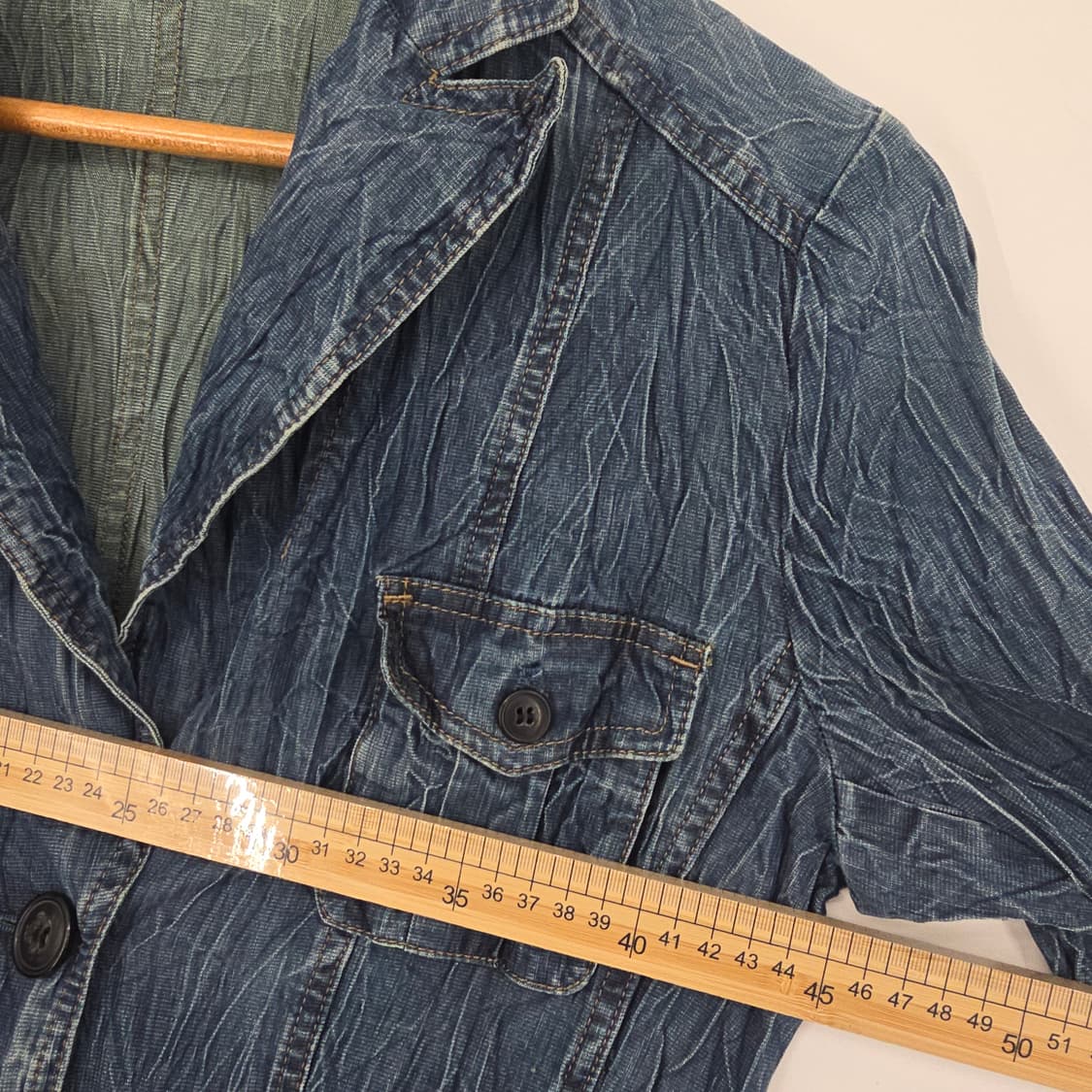 Y2K wrinkle 일본 빈티지 데님 자켓 상품이미지2