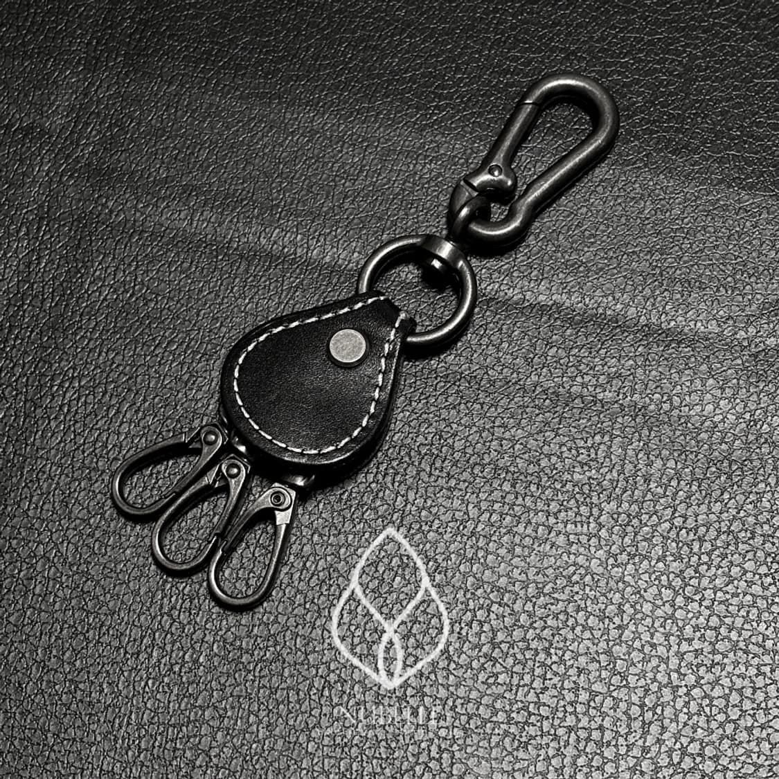 🌗 Vintage leather keyring / 빈티지 소가죽 키링 상품이미지3