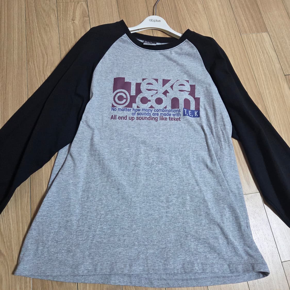 테켓 Folder L/S Tee Melange Gray 상품이미지2