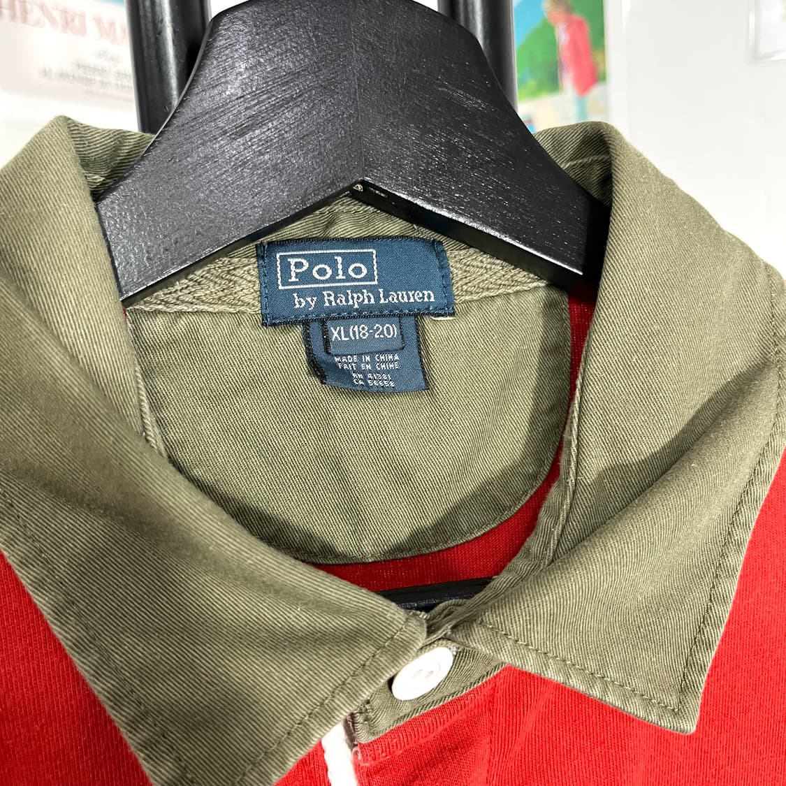 폴로 성조기 패치 반팔 카라티 상품이미지5