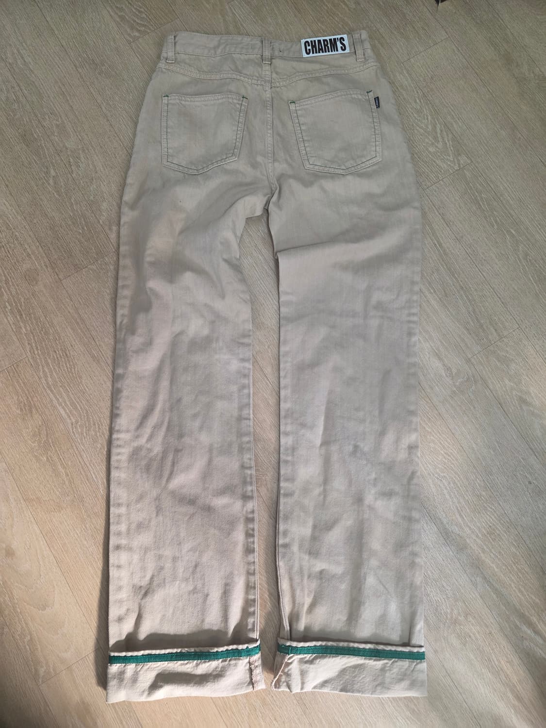 CHARM'S 참스 롤업 베이지 데님 팬츠 29 상품이미지1