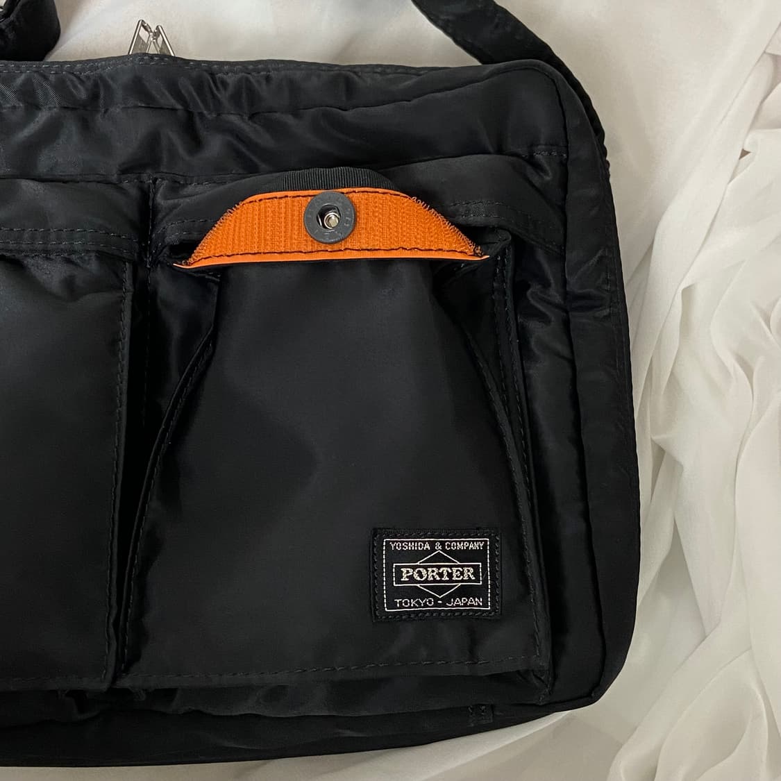 미품)PORTER 포터 탱커 숄더백 L 블랙 상품이미지2