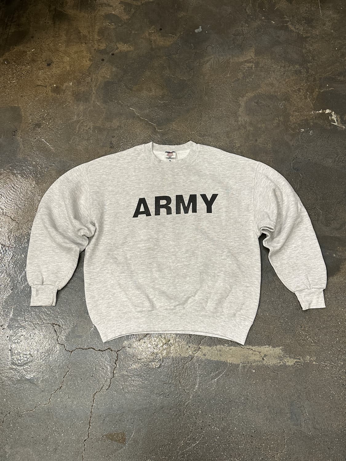 90s Jerzees 50/50 져지스 ARMY 맨투맨 스웻셔츠 L 상품이미지1