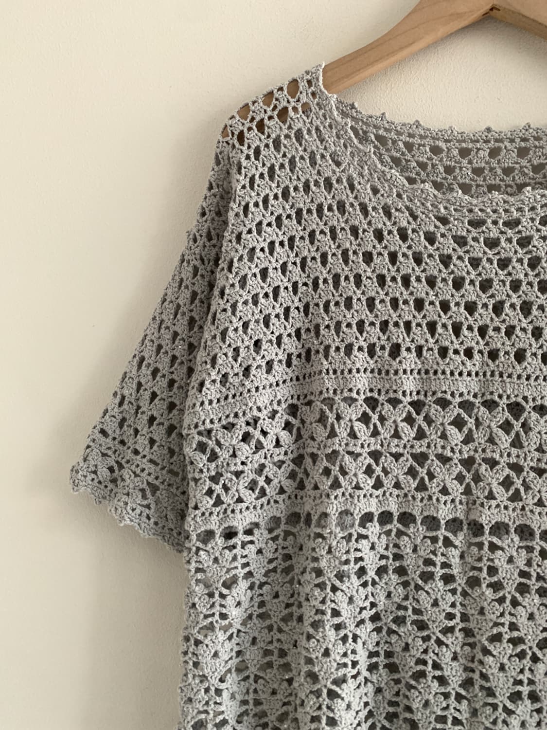 Ethnic Punching Short Sleeve Knit 상품이미지3