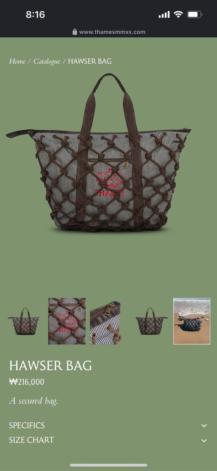 Thames 토트백 상품이미지1