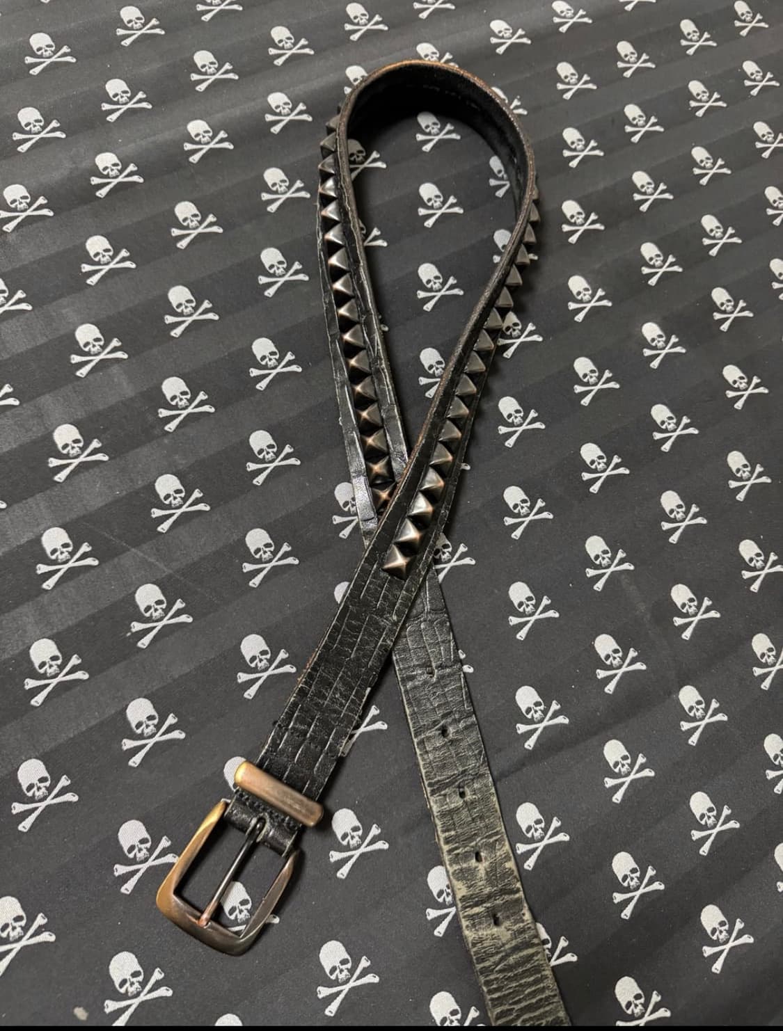 tornado Mart Black Stud Belt 상품이미지1