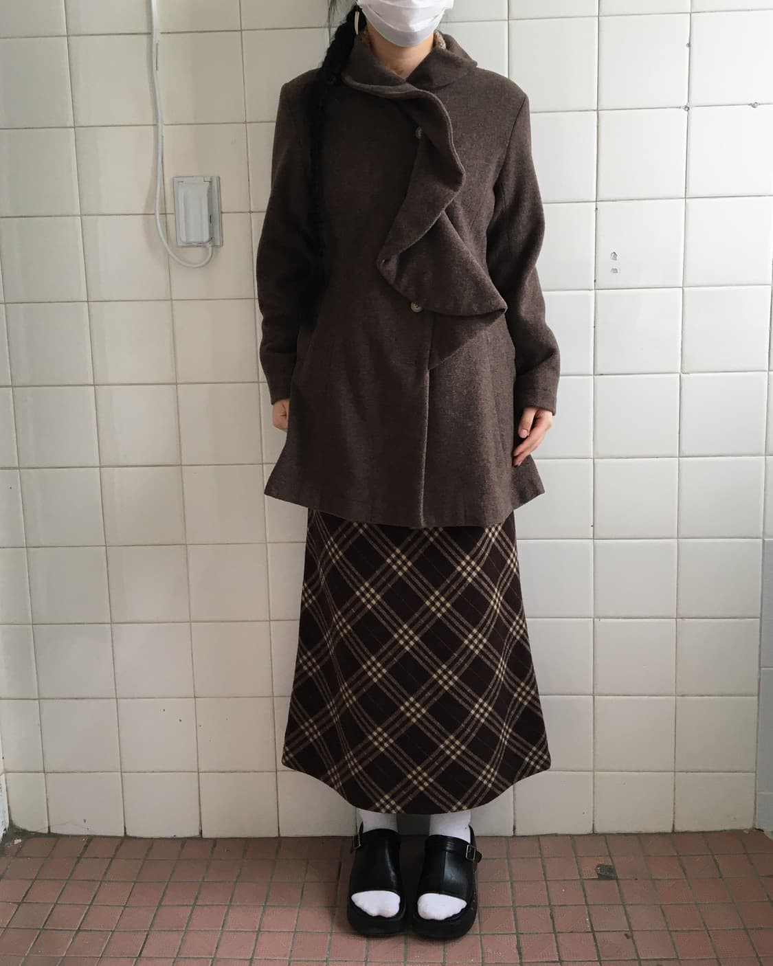 Ruffle point coat 상품이미지5