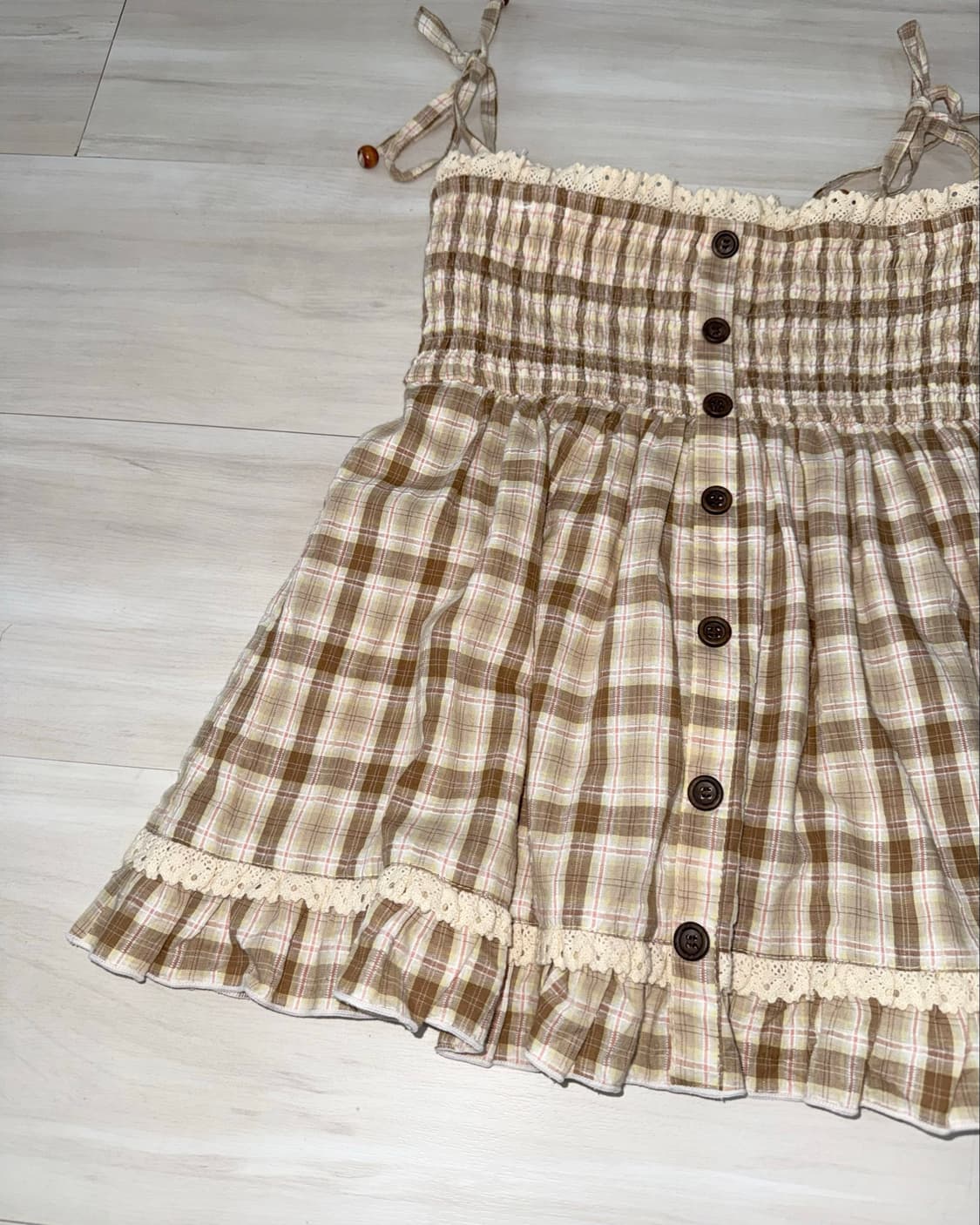 LIZ LISA Cozy Beige Check Sleeveless 상품이미지7